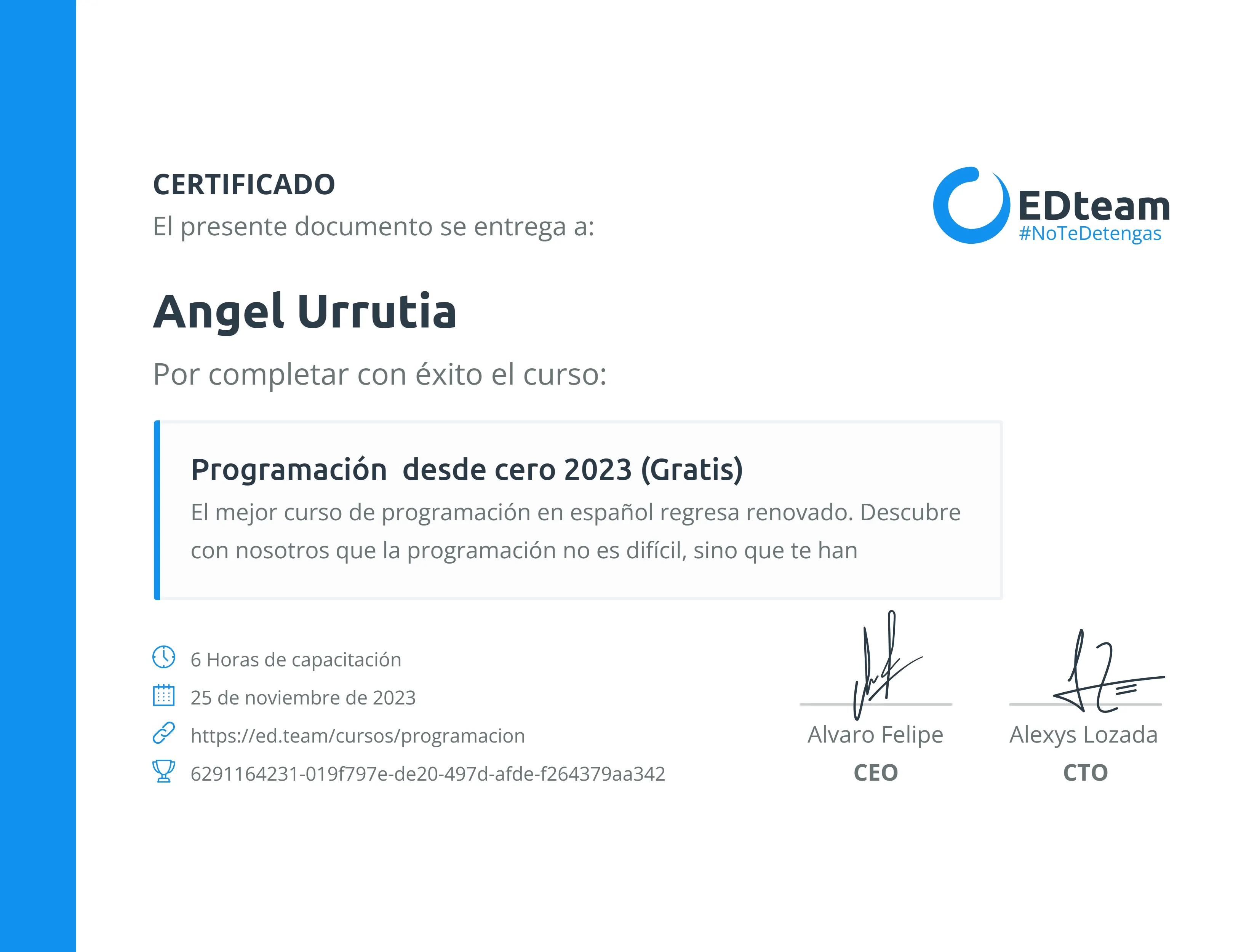 Programación desde Cero
